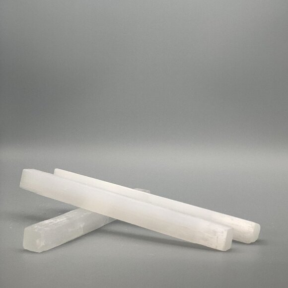 8” Selenite Stick, Selenite Wand, 8 Inches, 1 Per - Picture 1 of 7